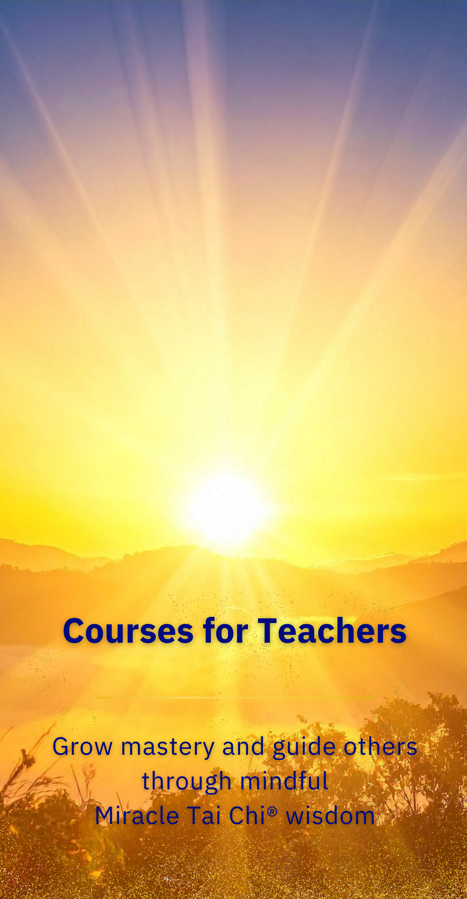 หลักสูตรสำหรับครู (Courses for Teacher)